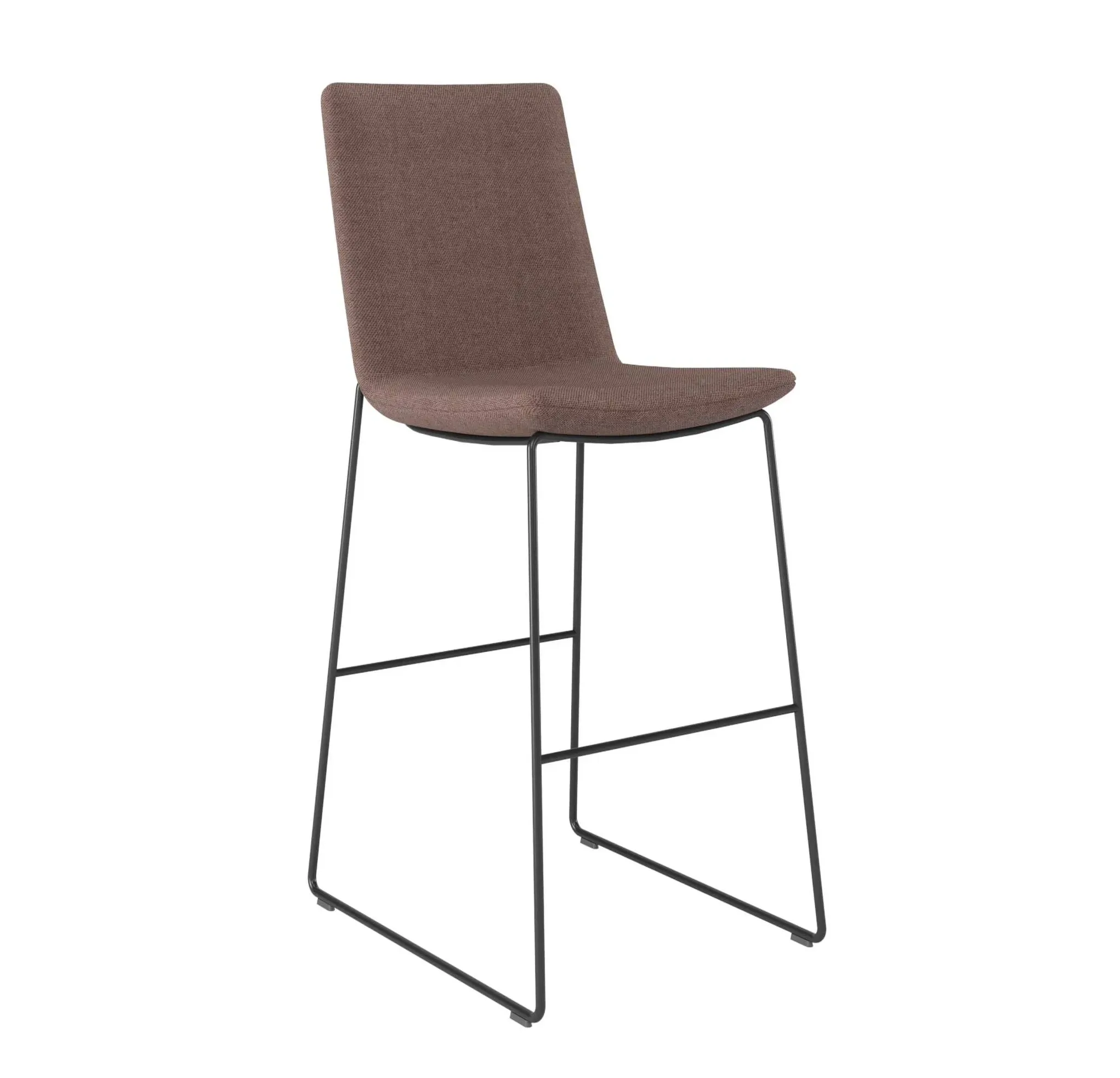 Connection Swoosh Stool Metal Base High Back by M2 Office Interiors Ireland