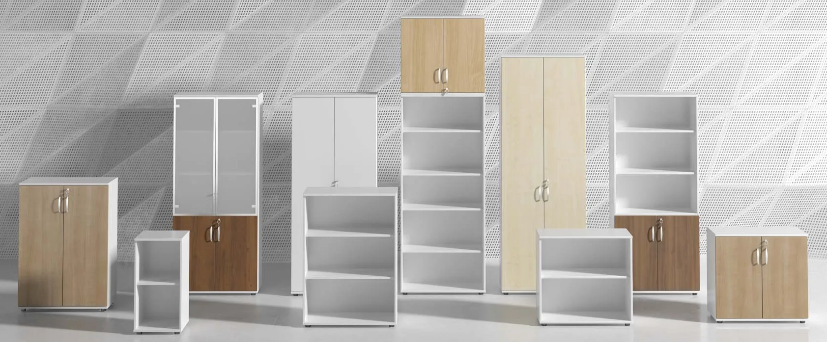 Maro Pro Cabinets with hinged doors by M2 Office Ireland