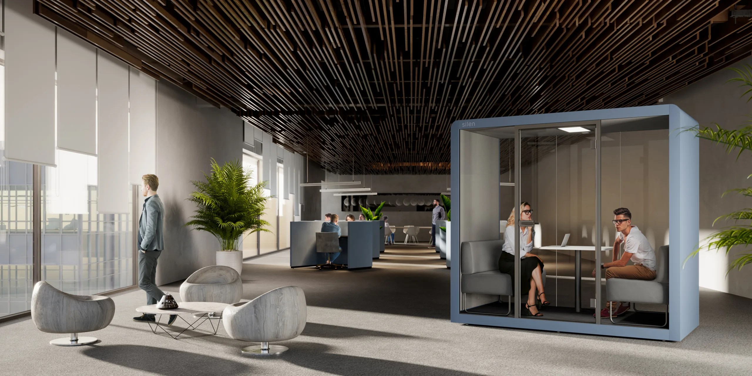 medium Meeting Pod in an Office