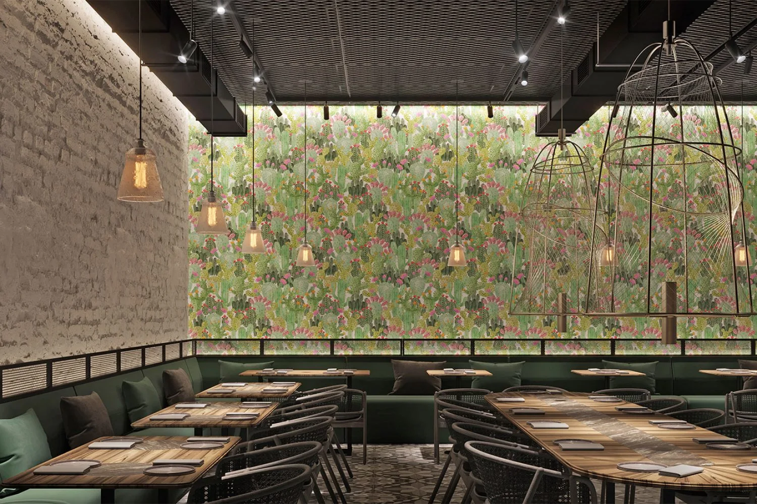 Acoufelt Acoustic Printed Wall Panel - Cactus