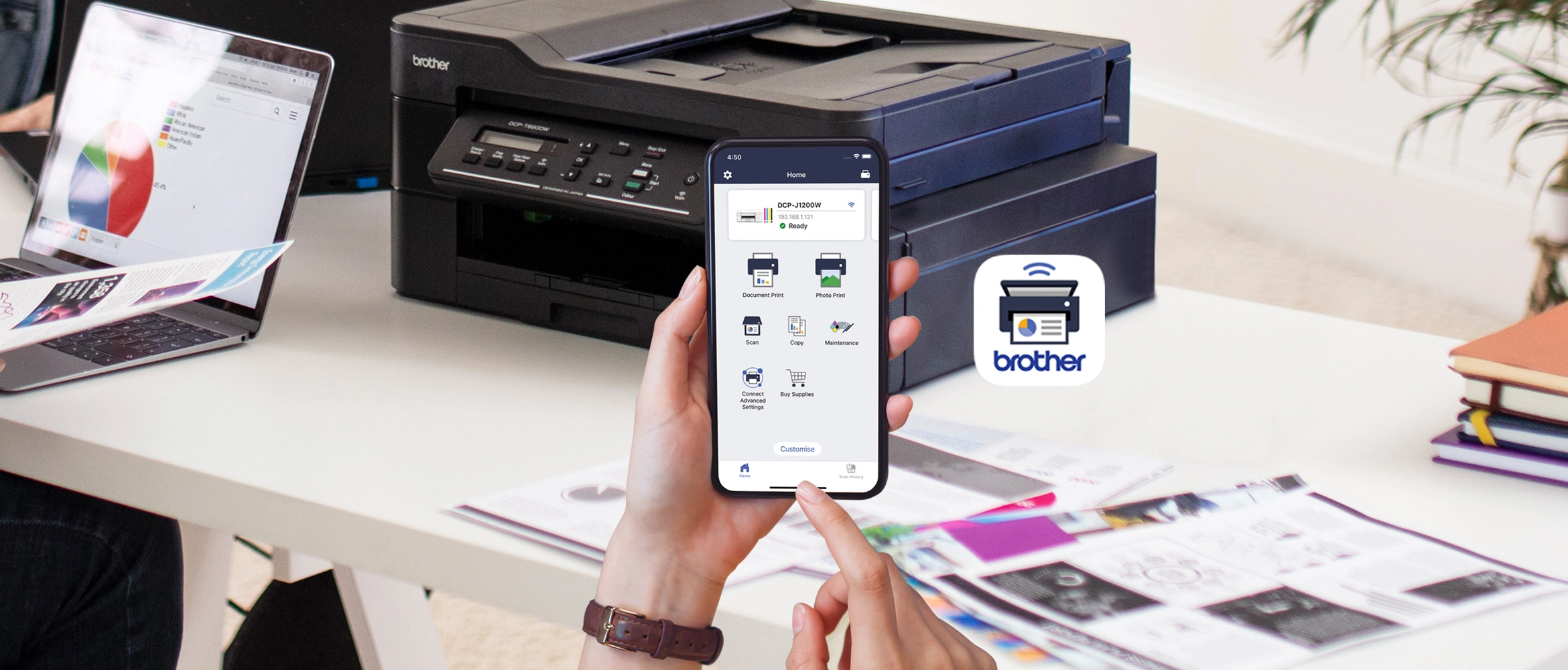 Mobile-Connect-hero Brother Printers App